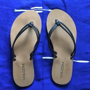 Volcom flip flops